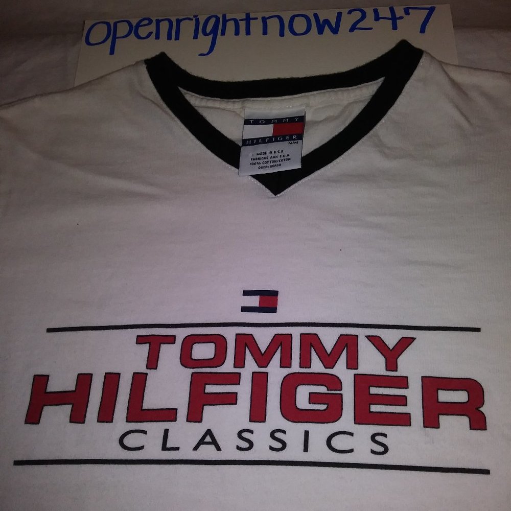 WOMENS TOMMY HILFIGER LONG SLEEVE TEE #12 - Picture 3 of 5